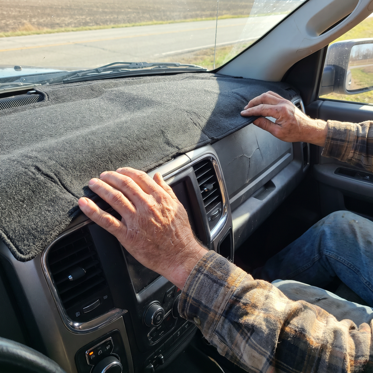 2009-2018 Ram dash cover install
