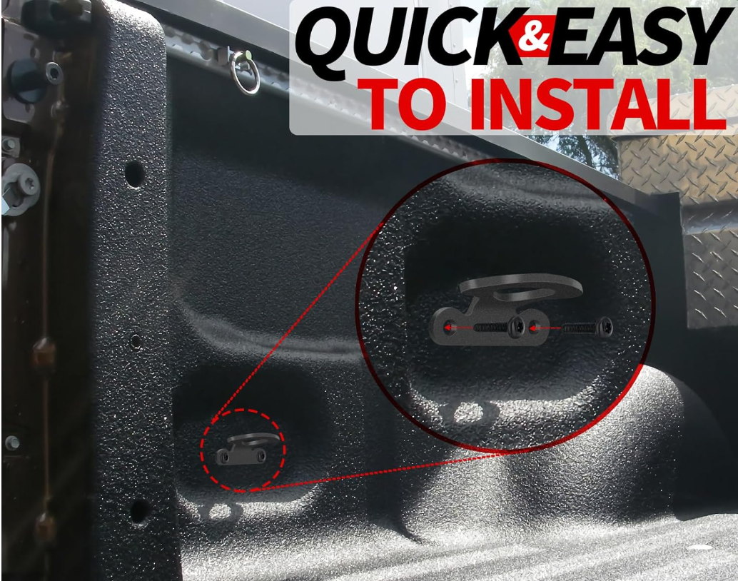 Tie Down Anchors for Ford F-150 Tie Down Hooks