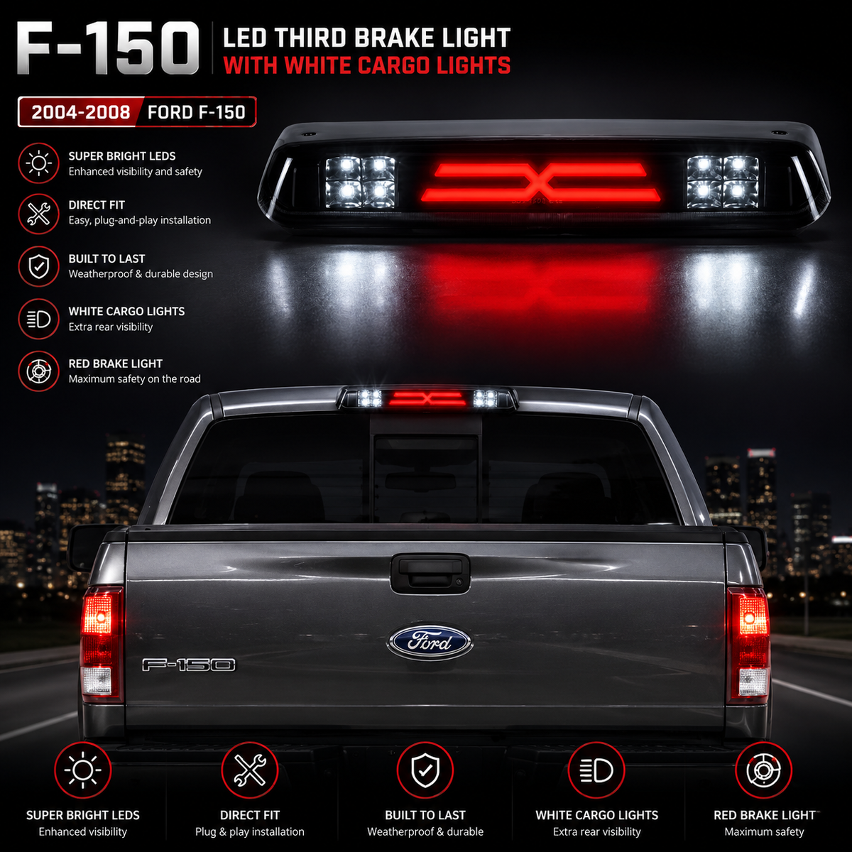 Ford F-150 Led 3Rd Brake Light