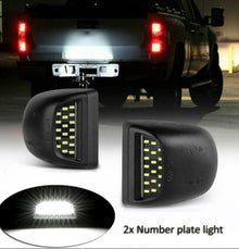 Silverado LED license plate lamp