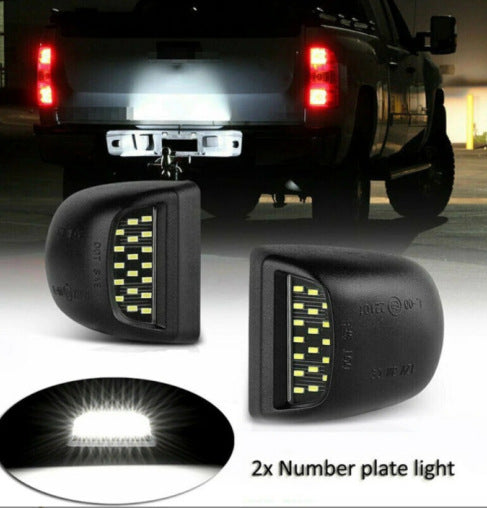 Running, brake, turn and reverse modes on the tailgate light bar