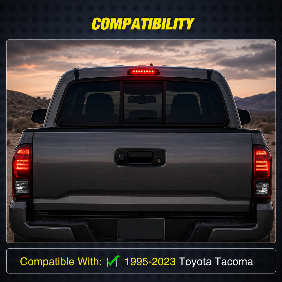 Toyota Tacoma 1995-2017 Led 3Rd Brake Light