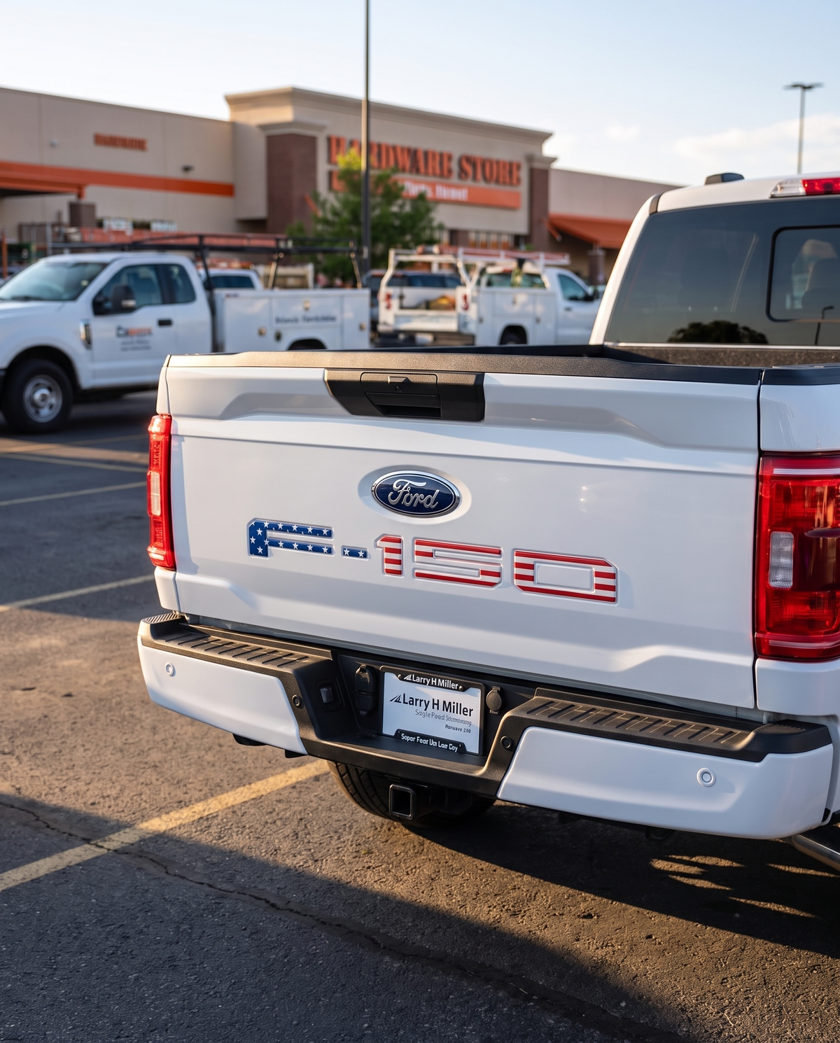 F-150 Tailgate Letter Inserts — American Flag (2018–2025)