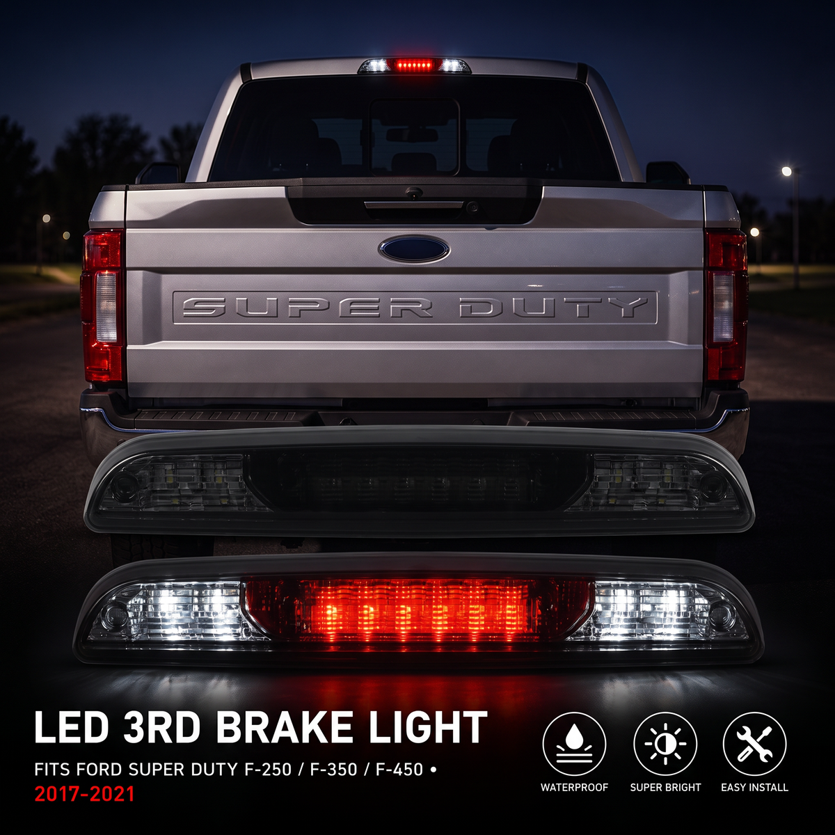 Ford Super Duty F-250/F-350/F-450 LED 3rd Brake Light (2017-2021)