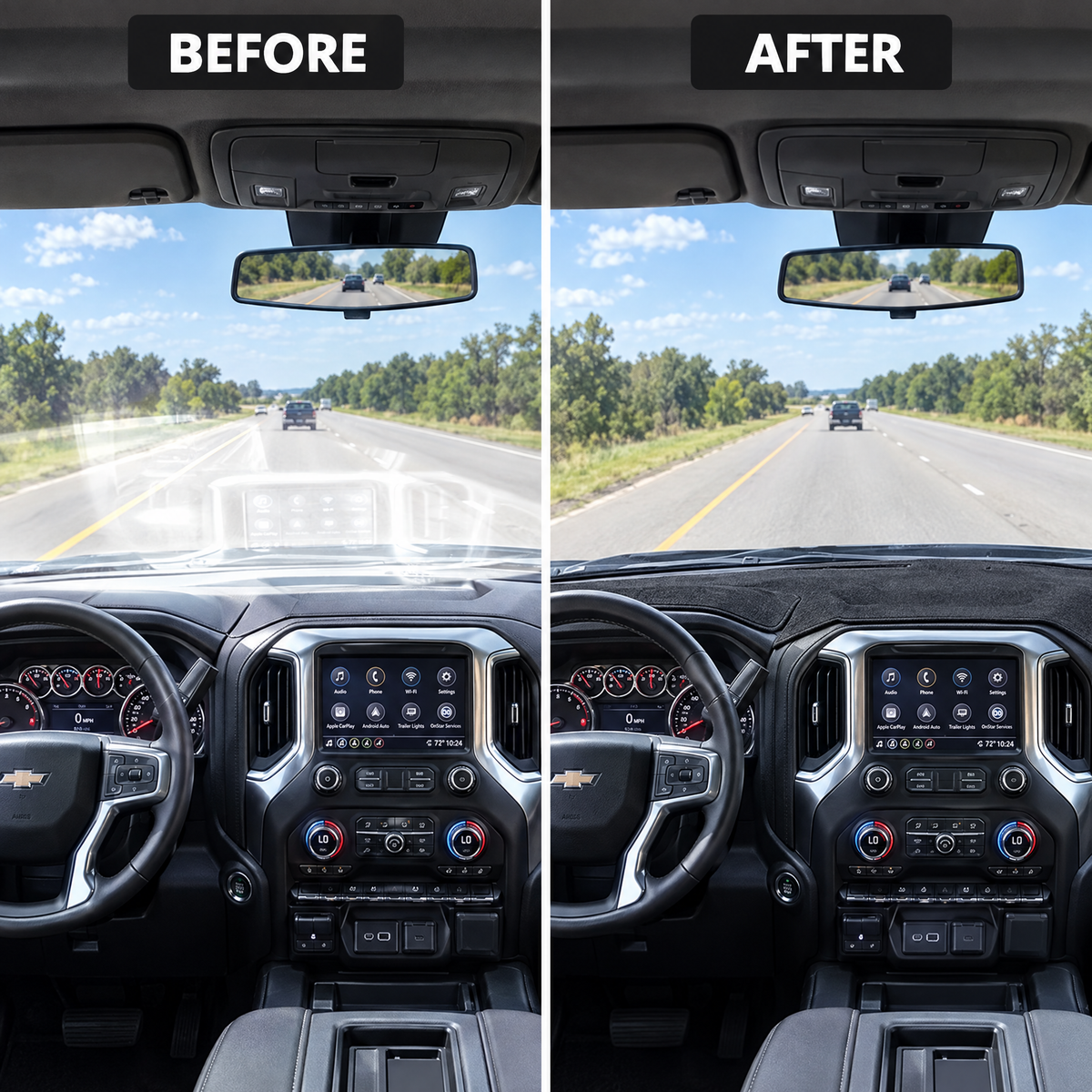 2019-2021 Silverado before and after