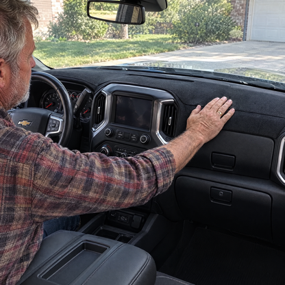 2019-2021 Silverado dash cover install