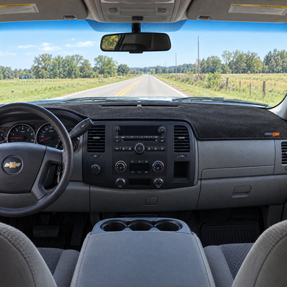 2007-2013 Silverado dash cover installed