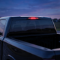 Smoked LED third brake light installed on 2019-2022 RAM 1500