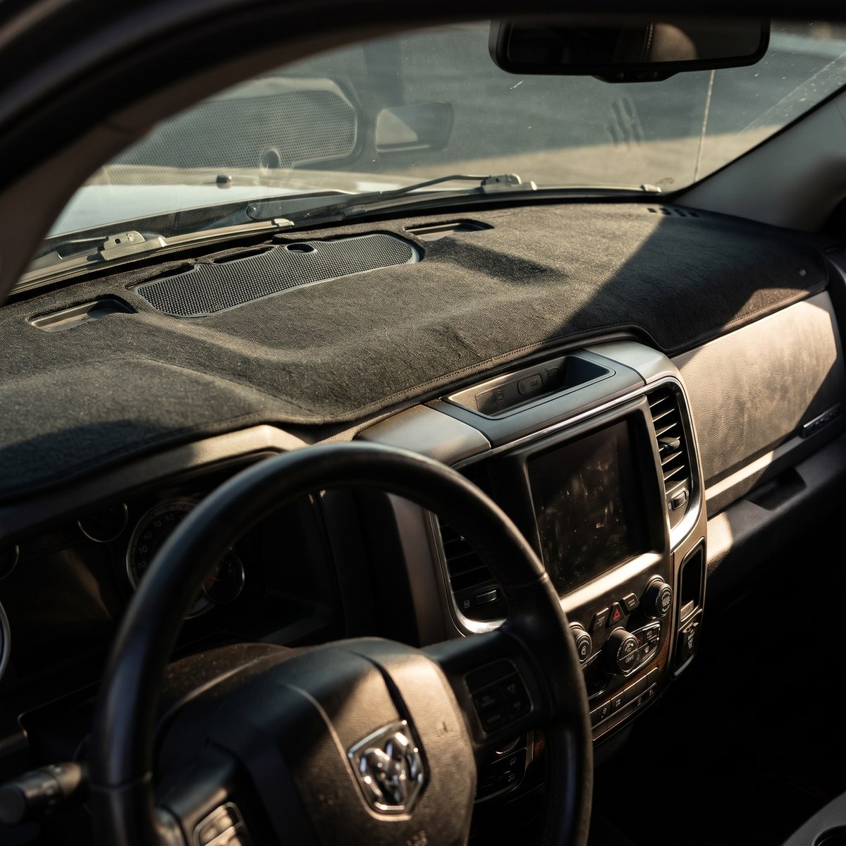 2009-2018 Ram dash cover installed