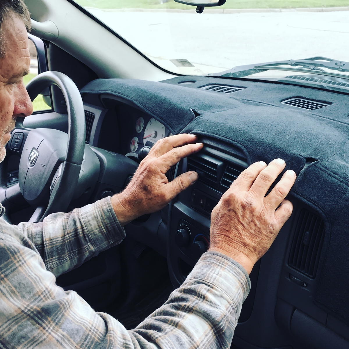2002-2005 Ram dash cover install