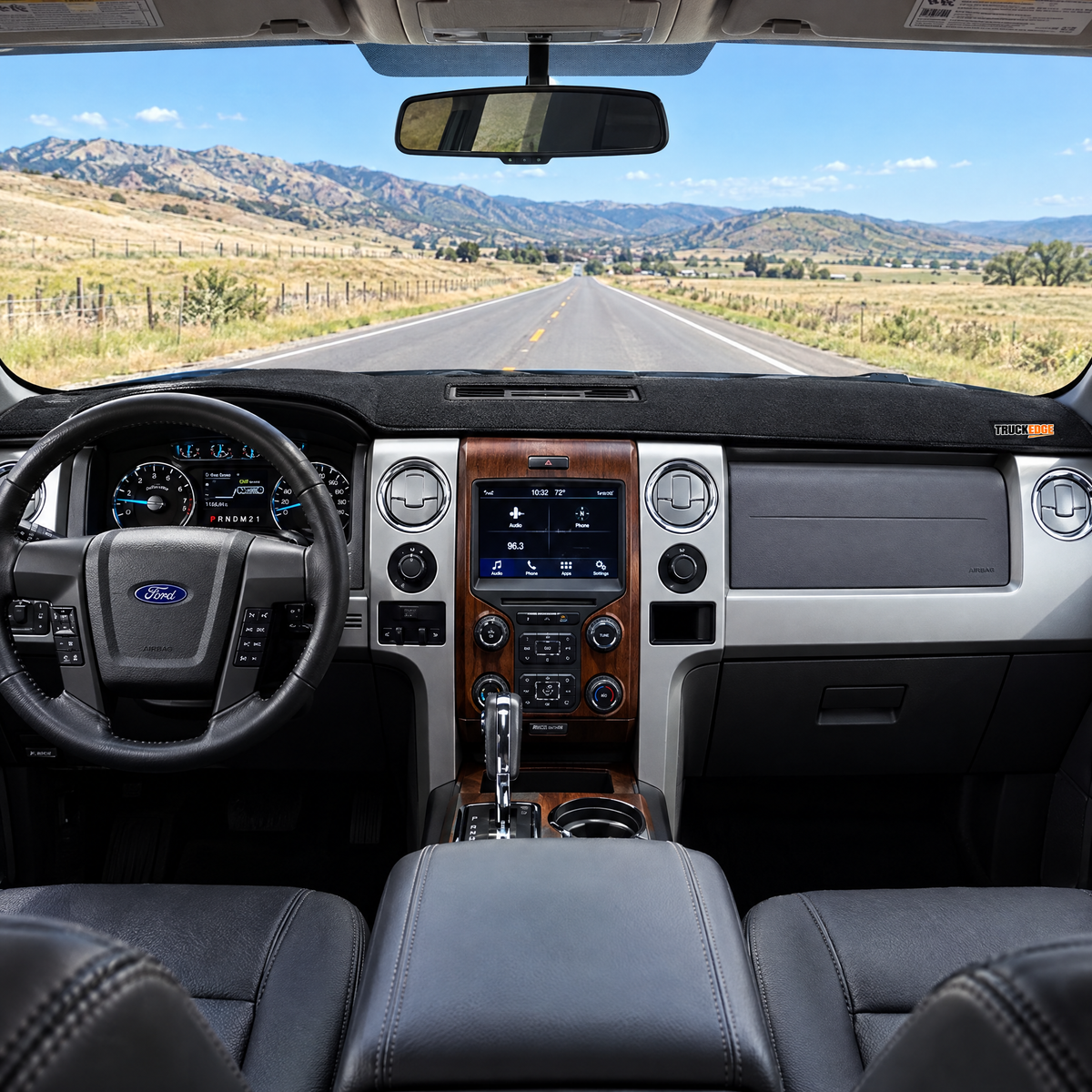 2009-2014 F-150 dash cover installed
