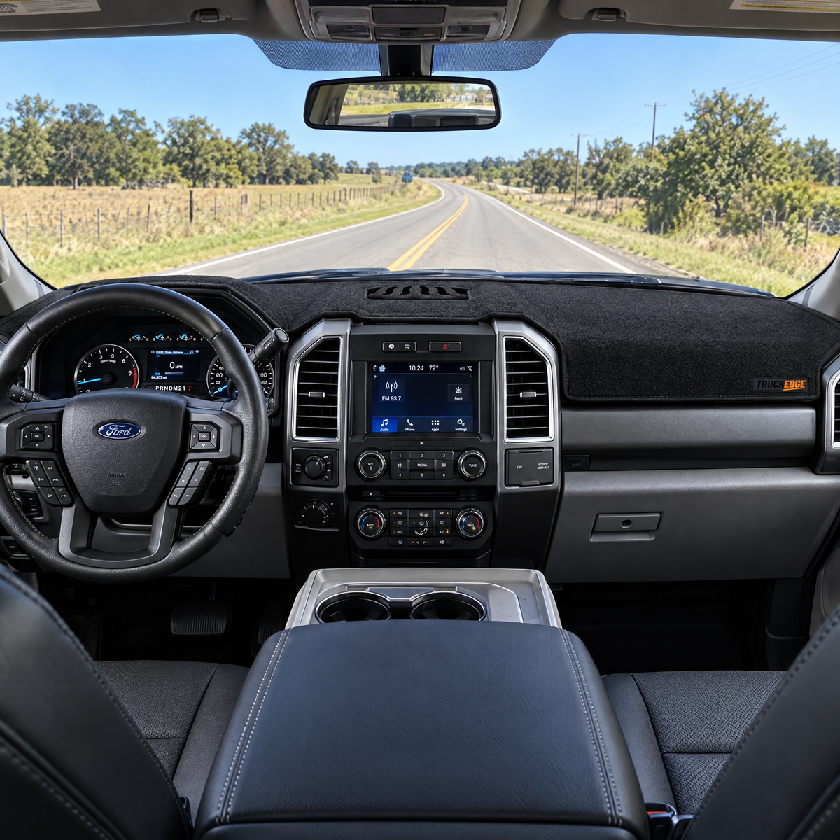 2015-2020 F-150 dash cover installed